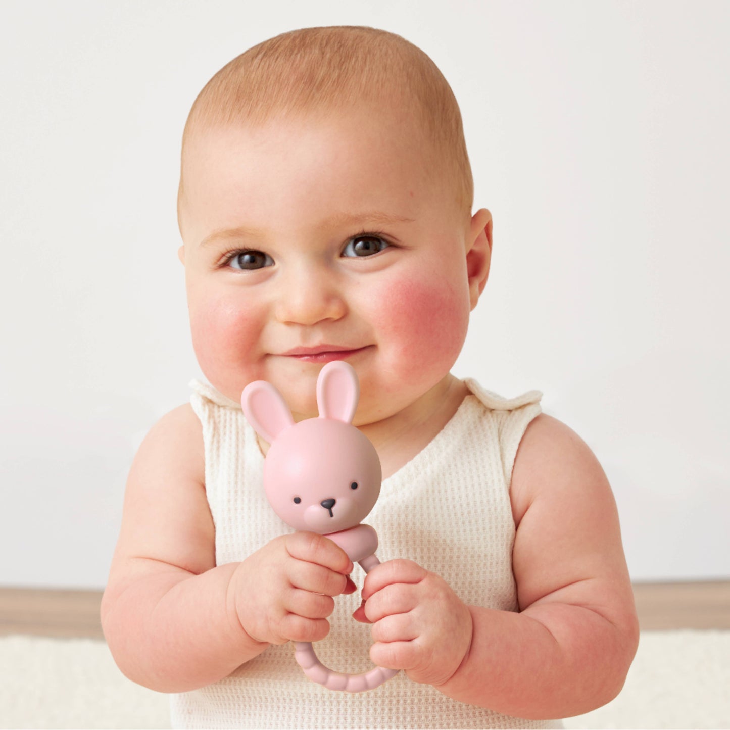 Pink Bunny Sweetie Rattle™ - Magpies Paducah