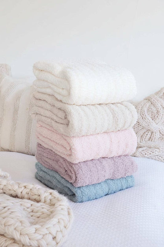CuddleLane™ Luxe Blankets | Slate Blue