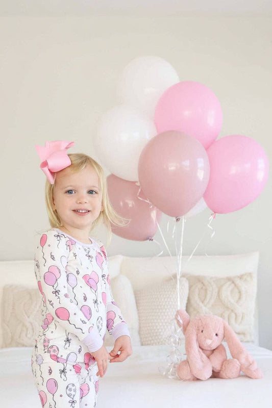 Party Time Two Piece Pajama Set, Pink