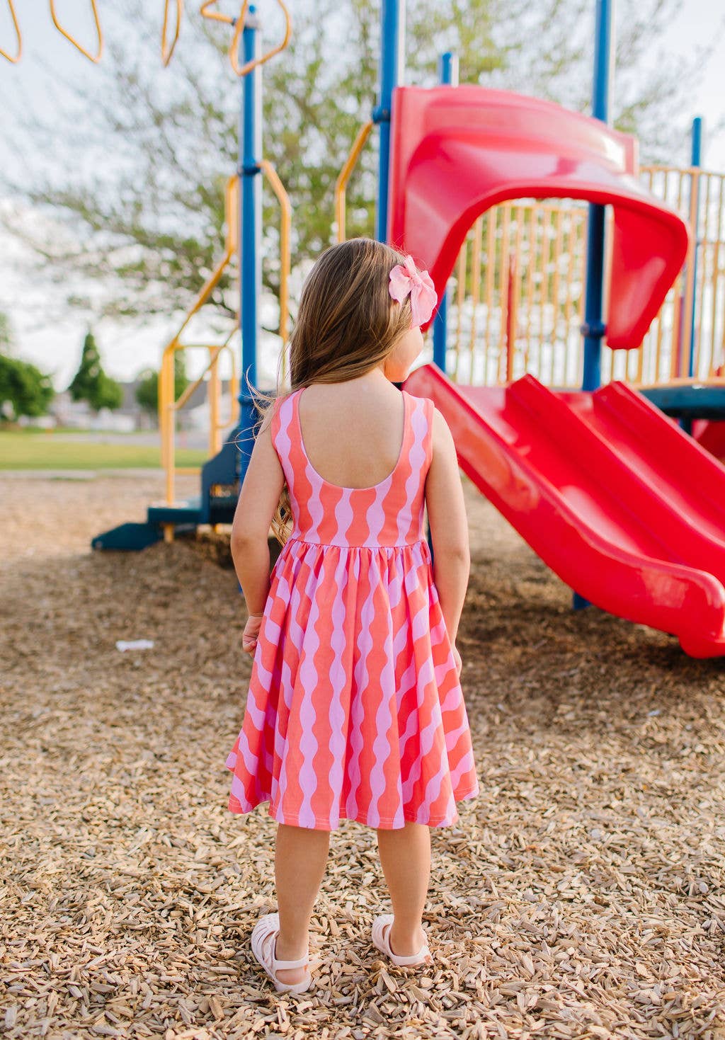 Tank Dress in Crinkle | girls Pocket Twirl Dress - Magpies Paducah