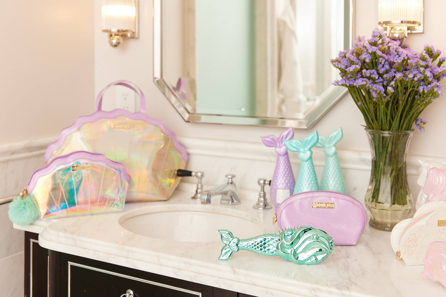 Mermaid Shell Cosmetics Bag