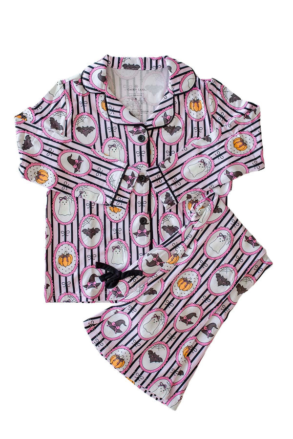 Two Piece Flare Lounge Set, Galloween Glow in the Dark
