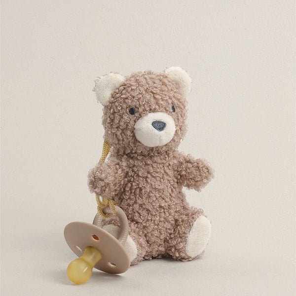*NEW OPTIONS* Bitzy Pal Natural Rubber Pacifier & Plush