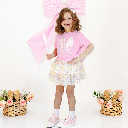 Sweet Floral Skort - Kids Boutique Clothing - Magpies Paducah