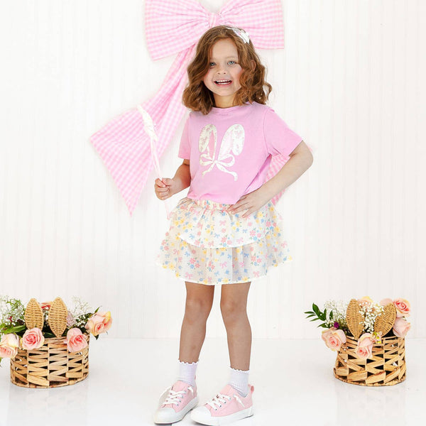 Sweet Floral Skort - Kids Boutique Clothing - Magpies Paducah