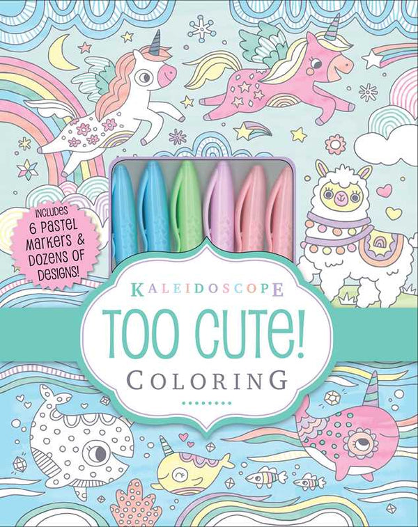 Kaleidoscope: Too Cute! Coloring Book