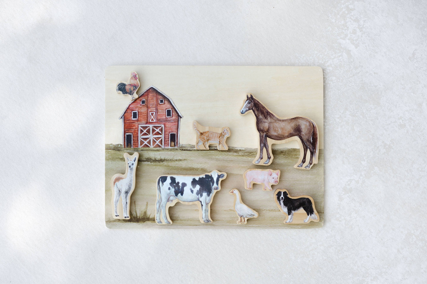 Farm Animals Wooden Puzzle: A Tabitha Paige Puzzle