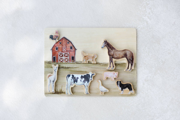 Farm Animals Wooden Puzzle: A Tabitha Paige Puzzle