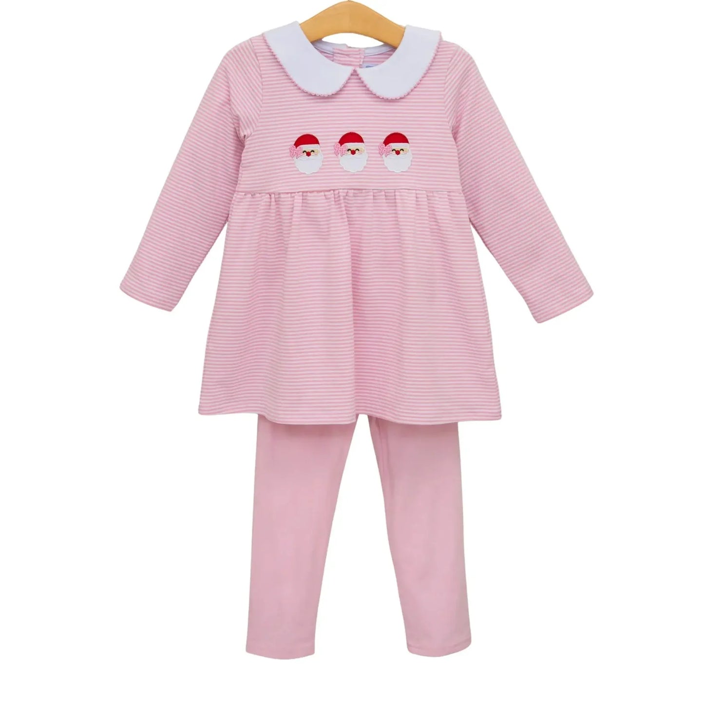 Santa Trio Pant Set, Pink