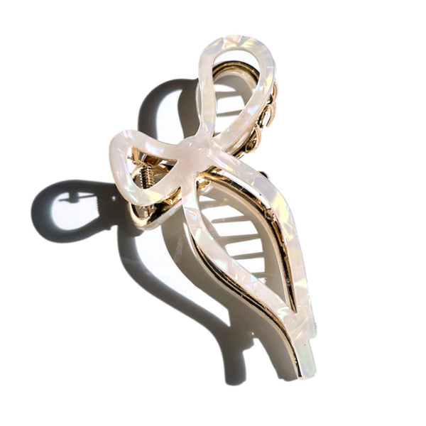 Ballet Bow Acetate Claw Clip (2 colors!)