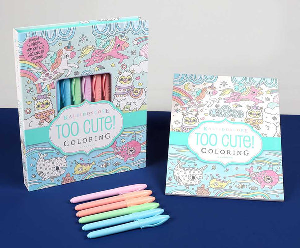 Kaleidoscope: Too Cute! Coloring Book