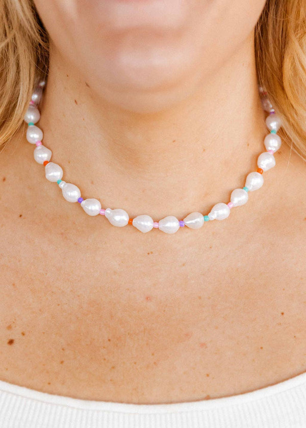 Maris Pearl Multi Color Necklace