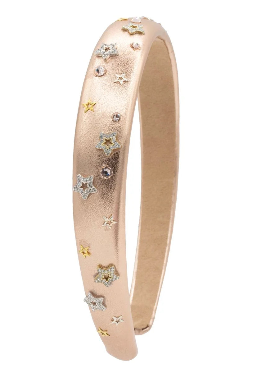 Crystallized Metallic Star Charm Headband - Magpies Paducah