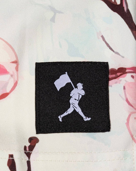Cherry Blossom Baseball Diamond Lux Satin Shorts - Youth - Magpies Paducah