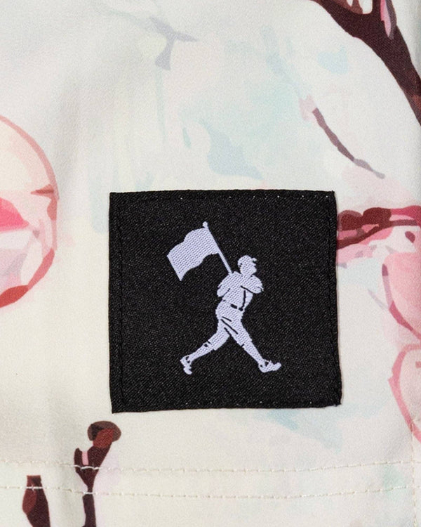 Cherry Blossom Baseball Diamond Lux Satin Shorts - Youth - Magpies Paducah
