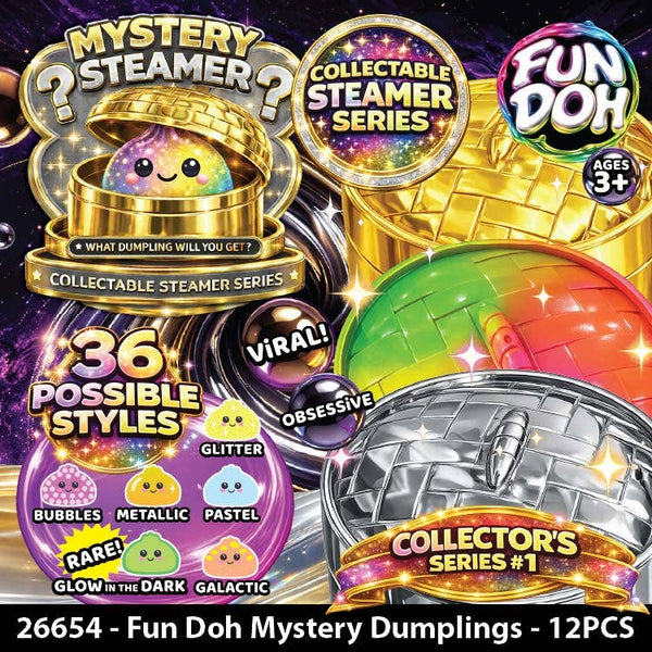 Fun Doh Mystery Dumpling Squishies - Ultra Rare - Magpies Paducah