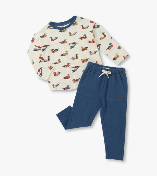 Tee + Pant Set, Duck Decoy - Magpies Paducah