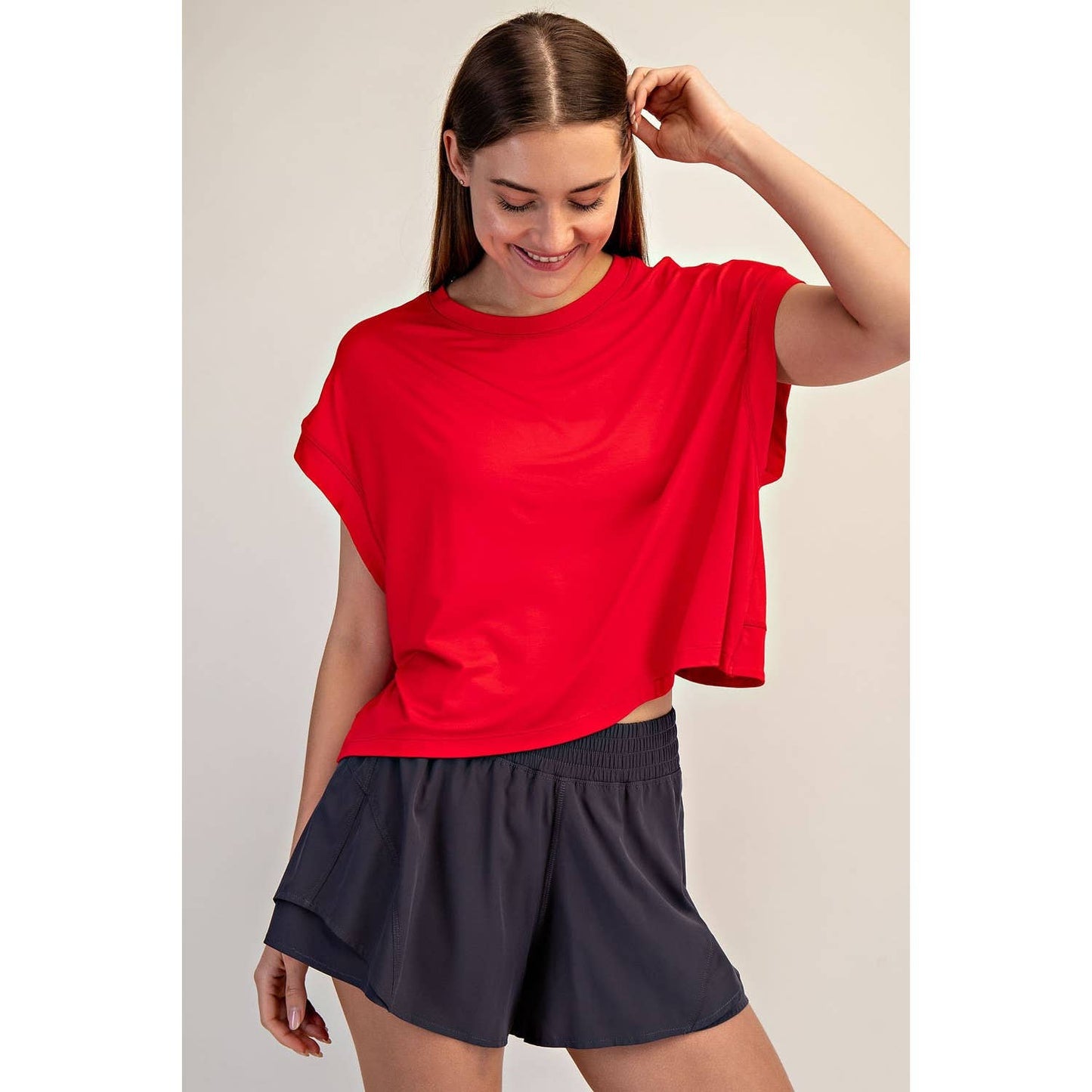 Modal Open Back Top, Lemon Chiffon - Magpies Paducah