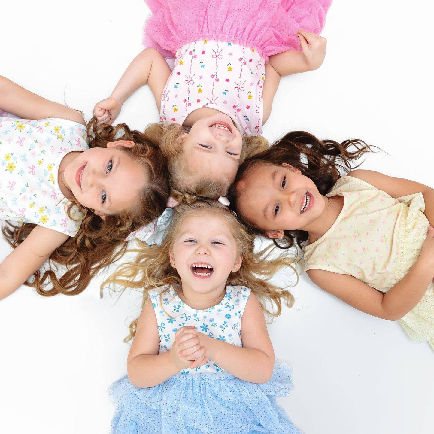 Lemon Floral Tank Tutu Dress - Girls Clothes - Spring - Magpies Paducah