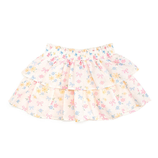 Sweet Floral Skort - Kids Boutique Clothing - Magpies Paducah