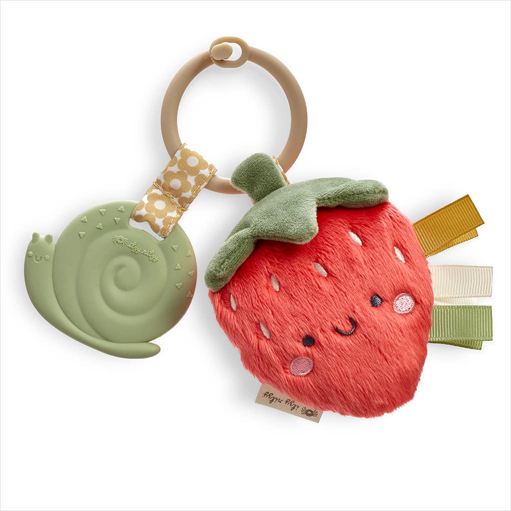 Itzy Pal™ Strawberry Plush + Teether - Magpies Paducah