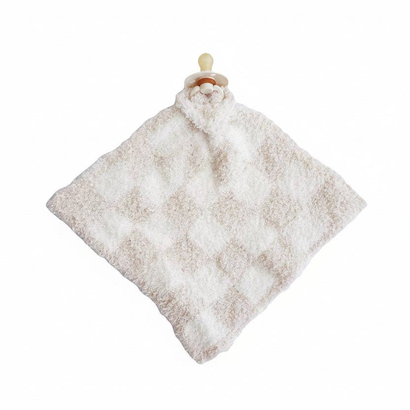 CuddleLane™ Luxe Lovey | Toffee Check