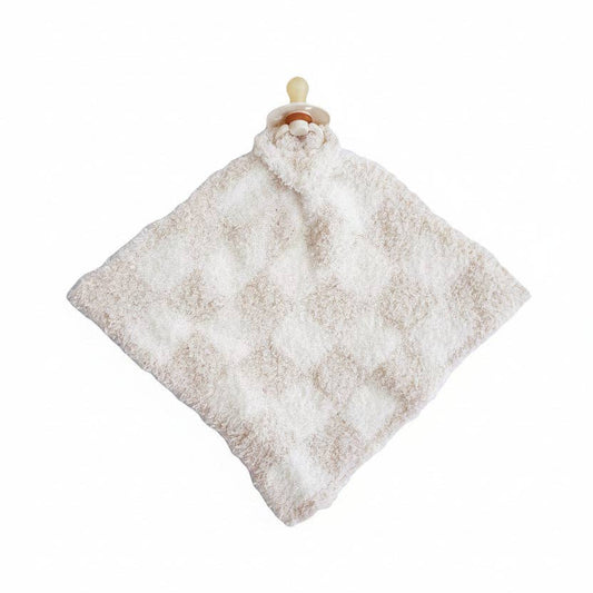 CuddleLane™ Luxe Lovey | Toffee Check