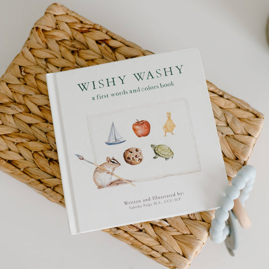 Wishy Washy: A Board Book of First Words and Colors - Magpies Paducah