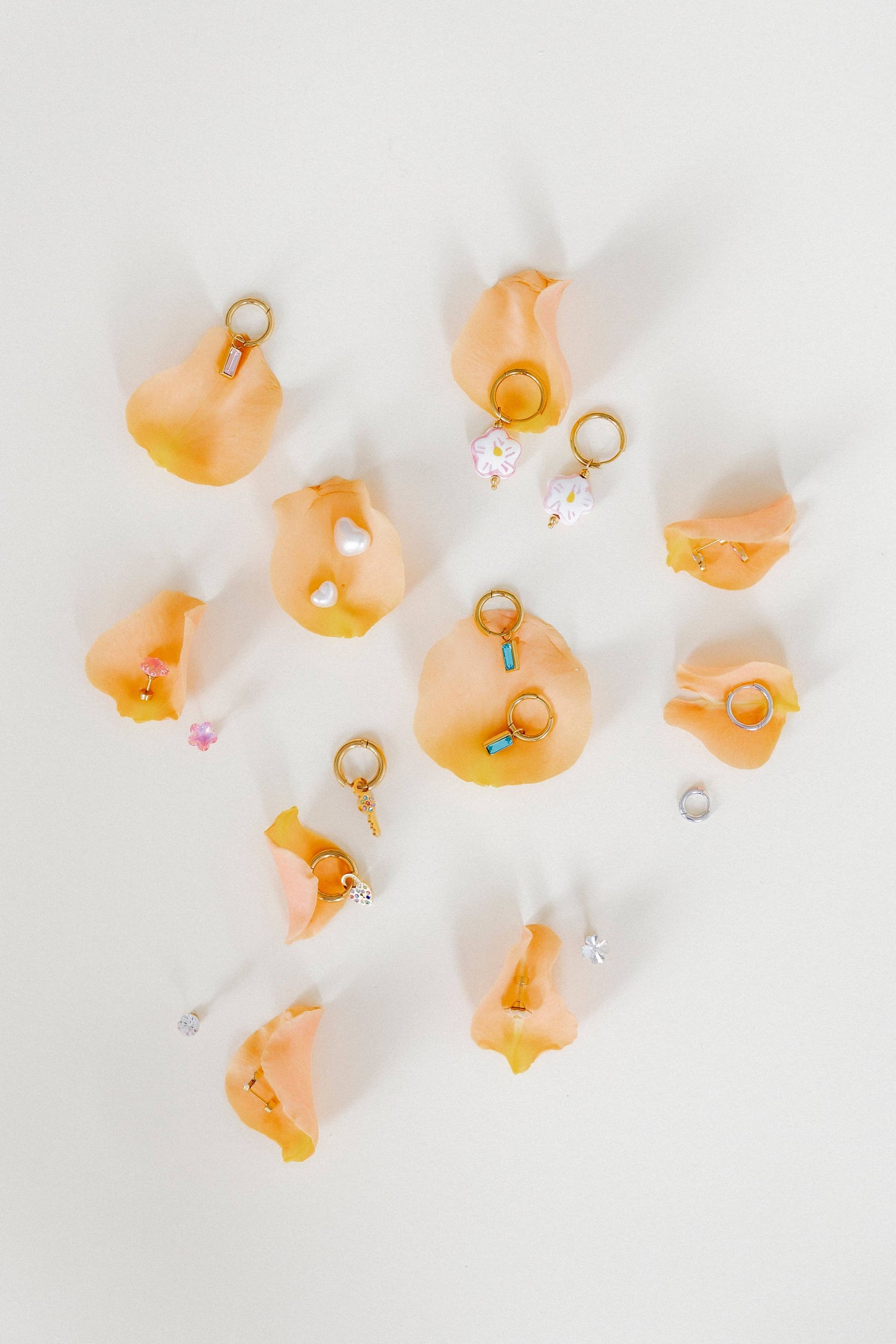Screwback Stud Earrings Lux - Candy Clover Clear - Magpies Paducah