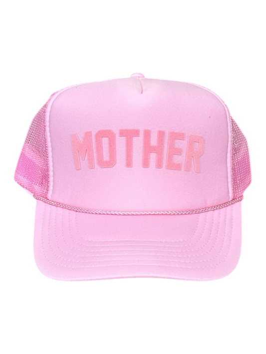 Pink Tonal 'MOTHER' Trucker Hat - Magpies Paducah