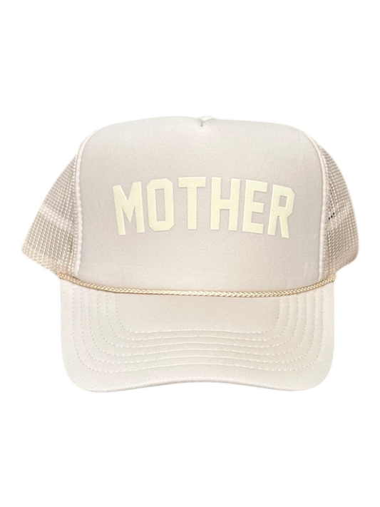 Tan Tonal 'MOTHER' Trucker Hat - Magpies Paducah