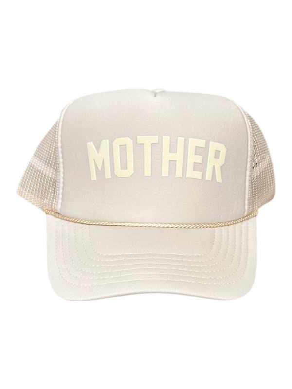 Tan Tonal 'MOTHER' Trucker Hat - Magpies Paducah