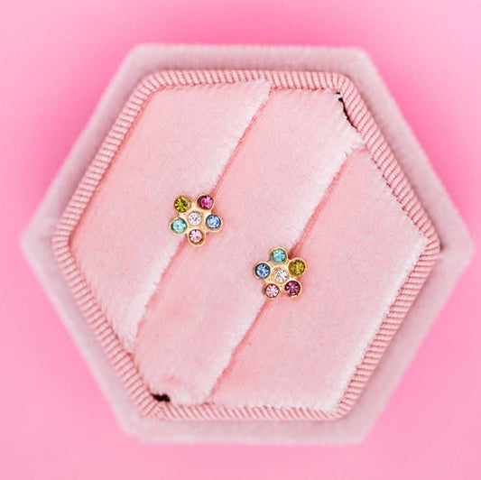 Rainbow Stud Earrings