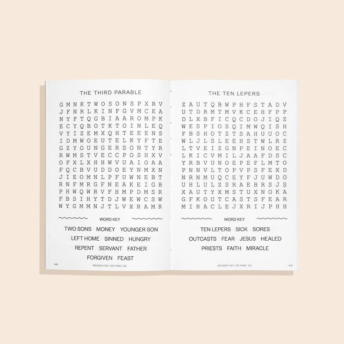 Bible Word Search for Kids - Magpies Paducah