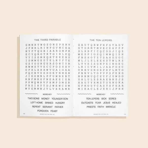 Bible Word Search for Kids - Magpies Paducah