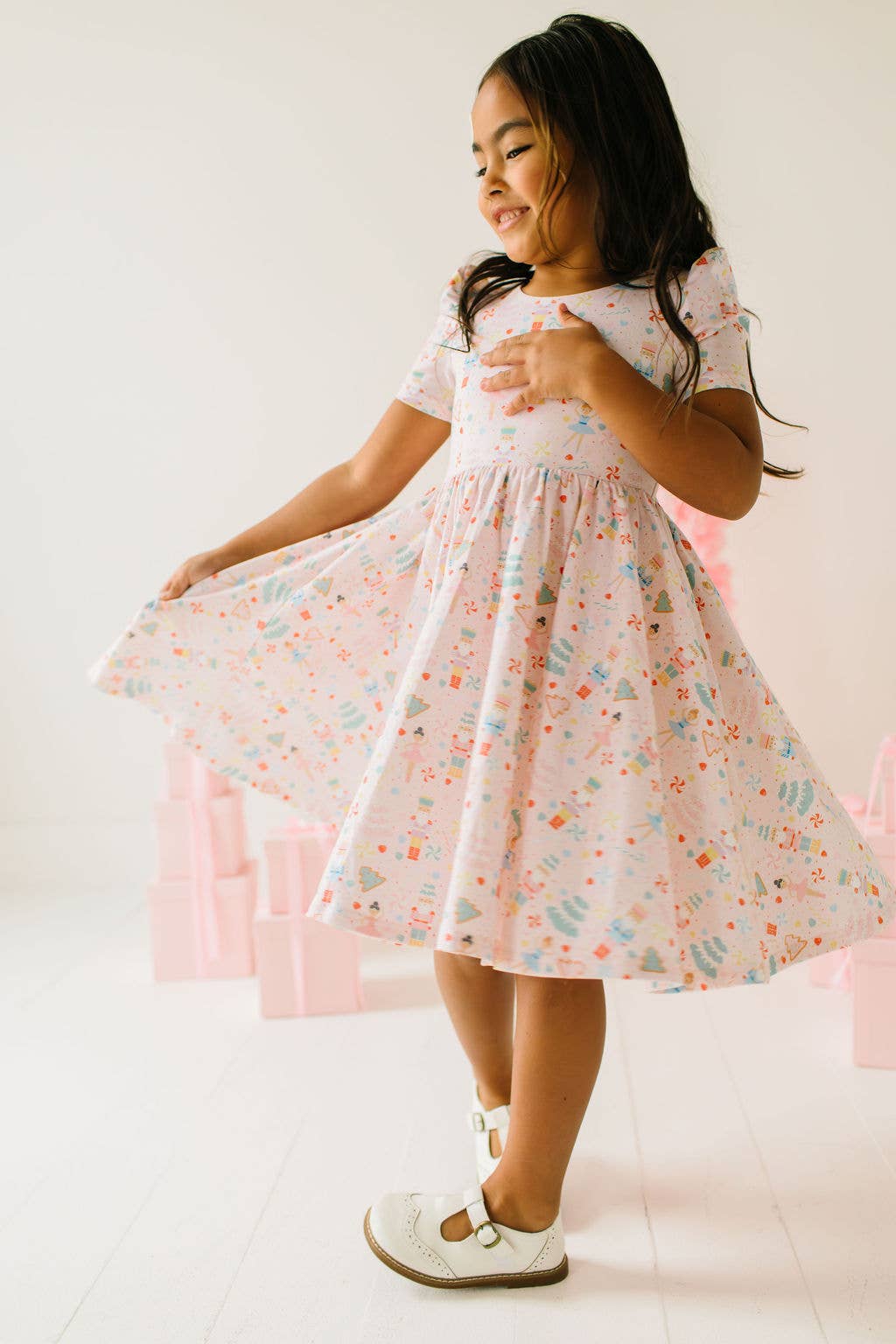 Puff Dress in Sugar Plum