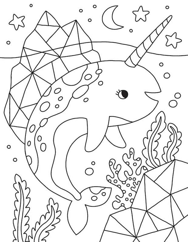 Kaleidoscope: Too Cute! Coloring Book