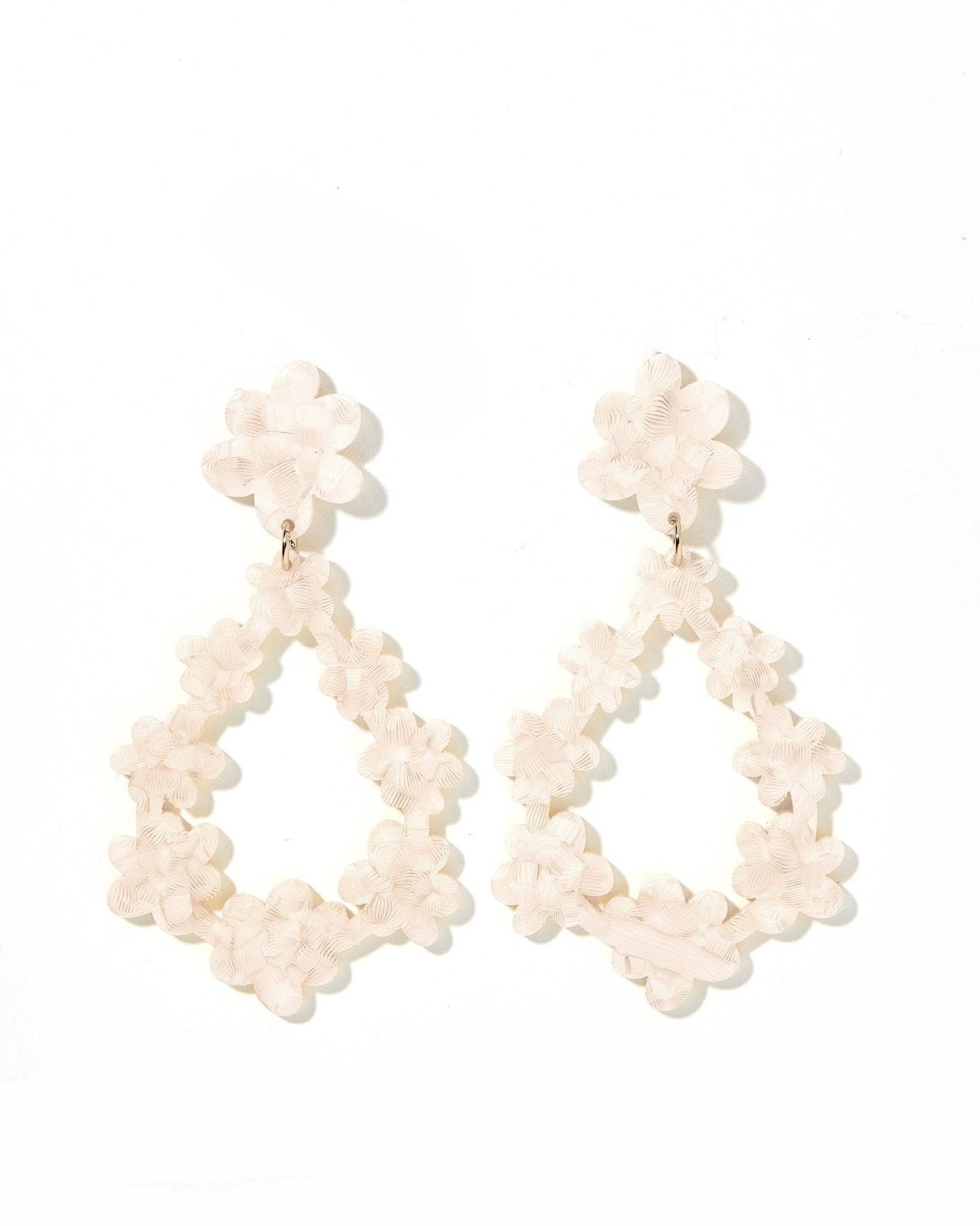 Bianca - White Shell - Earrings - Magpies Paducah