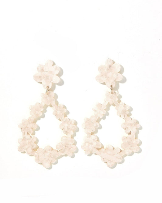 Bianca - White Shell - Earrings - Magpies Paducah