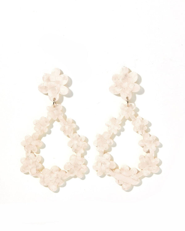 Bianca - White Shell - Earrings - Magpies Paducah