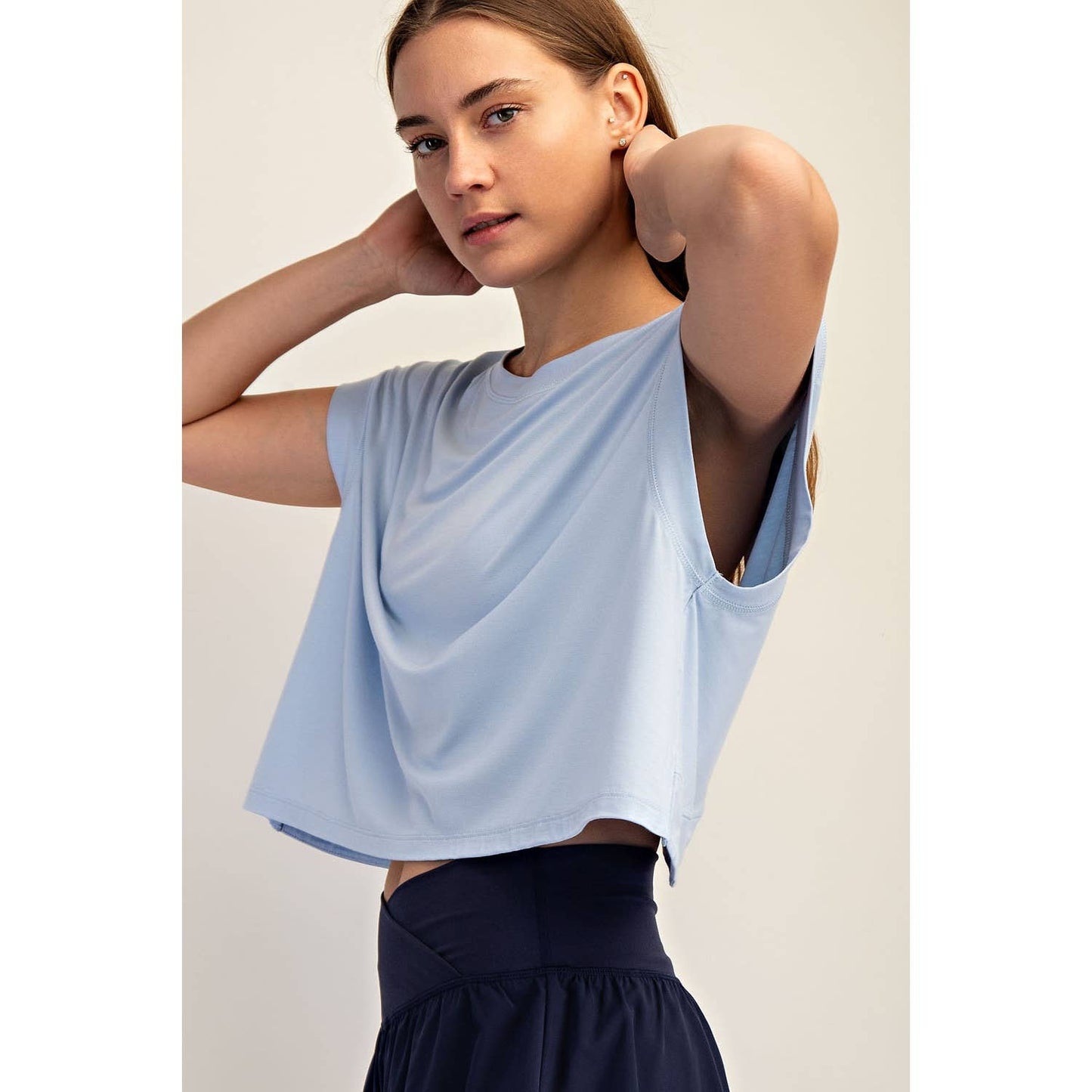 Modal Open Back Top, Lemon Chiffon - Magpies Paducah