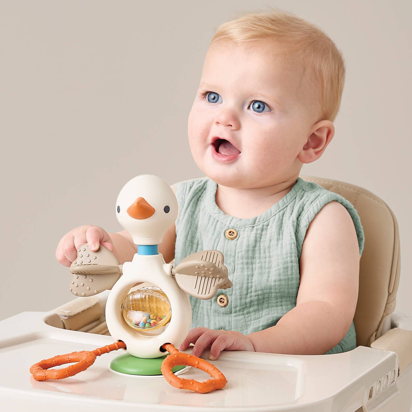 *NEW* Itzy Twist & Bop™ - High Chair Sensory Toy Goose
