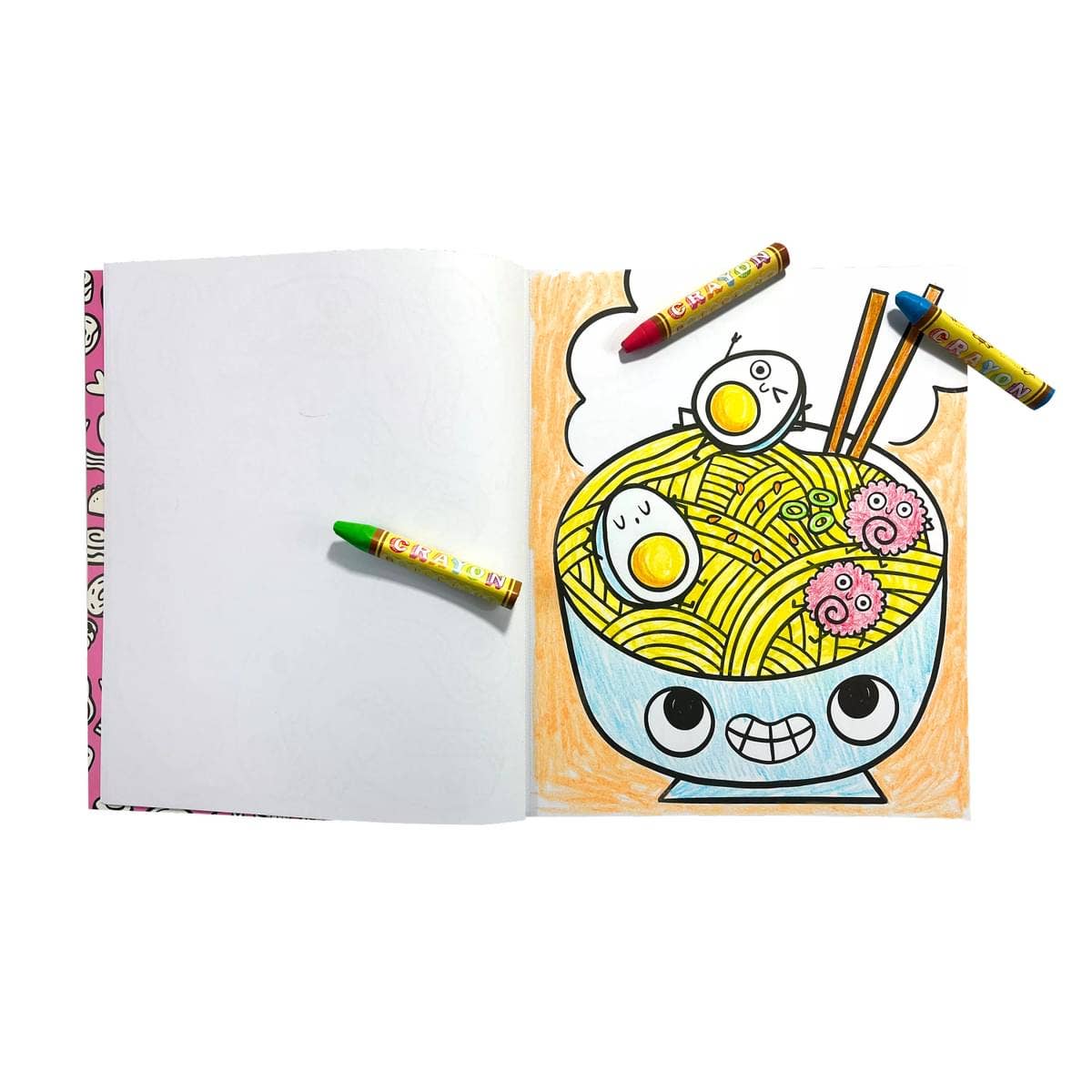 118-306 - Color-in' Book: Happy Snacks (8" x 10") - Magpies Paducah