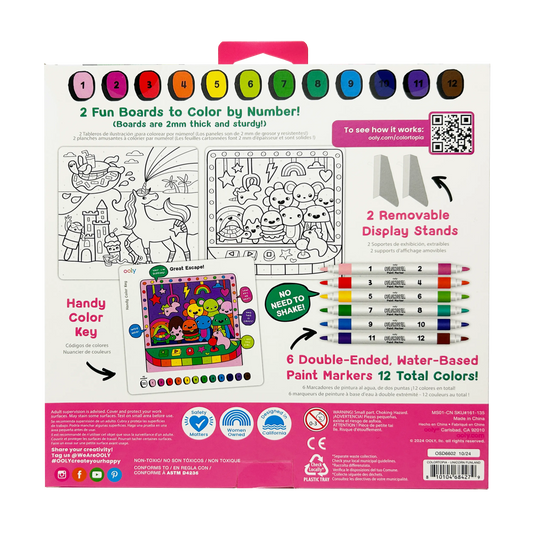 Colortopia: Marker By Number Kit, Unicorn Funland - Magpies Paducah