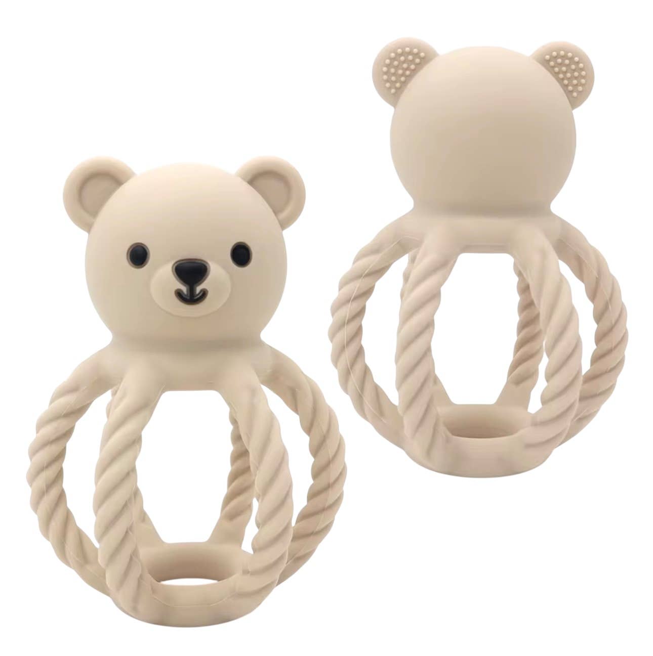 Silicone Teddy Rattle - Magpies Paducah
