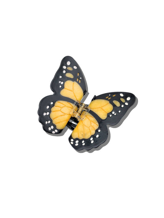Hand-painted Limited Edition Monarch Butterfly Claw Hair Clip | Eco-Friendly
