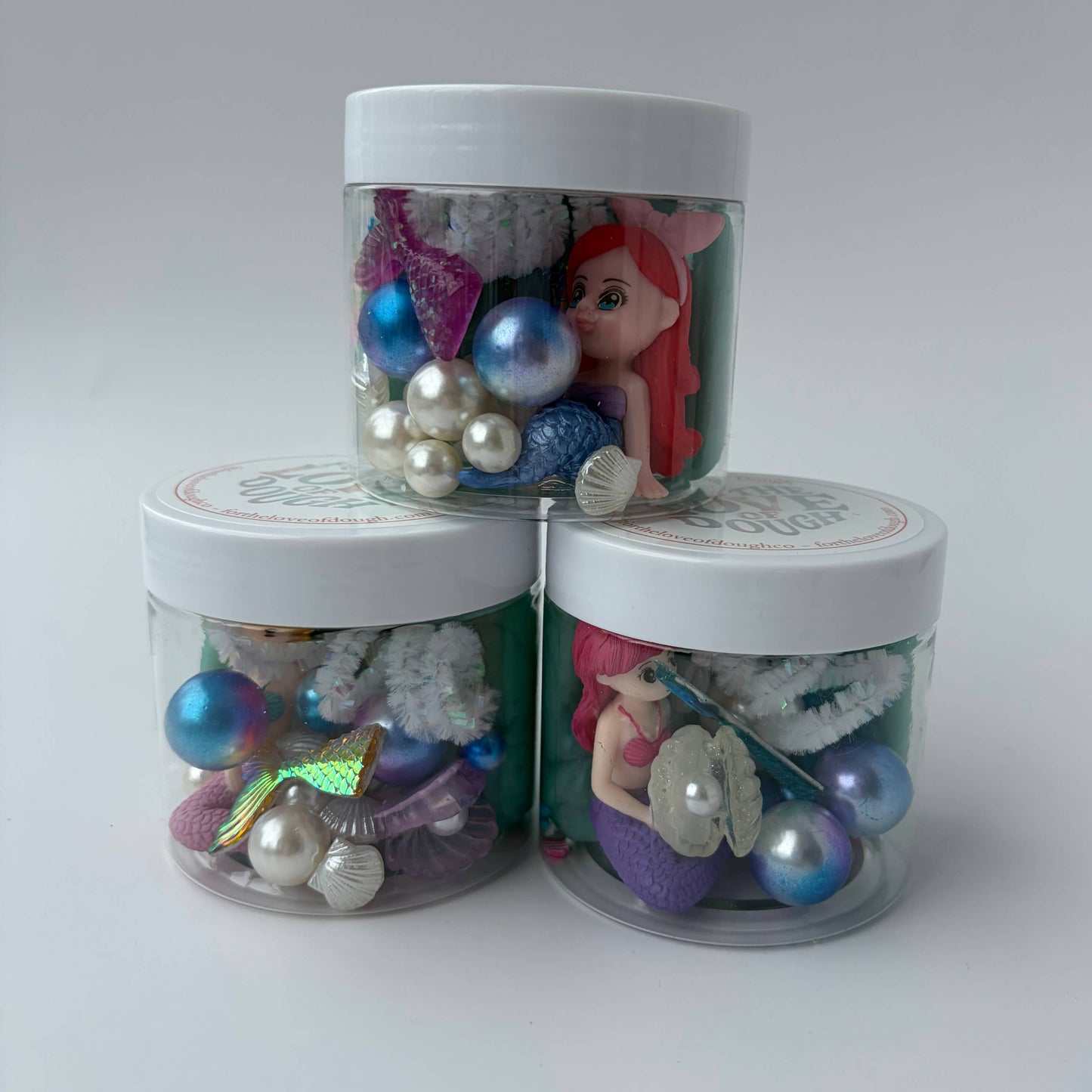 Mermaid Sensory Dough mini Jar - Magpies Paducah