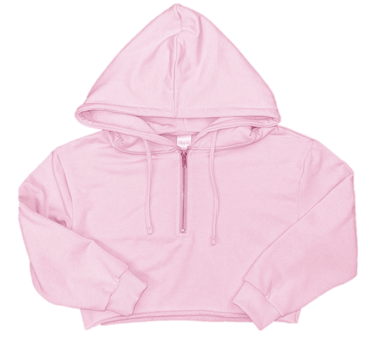 Soft Cloud Half-Zip Hoodie, Suzette Pink - Magpies Paducah