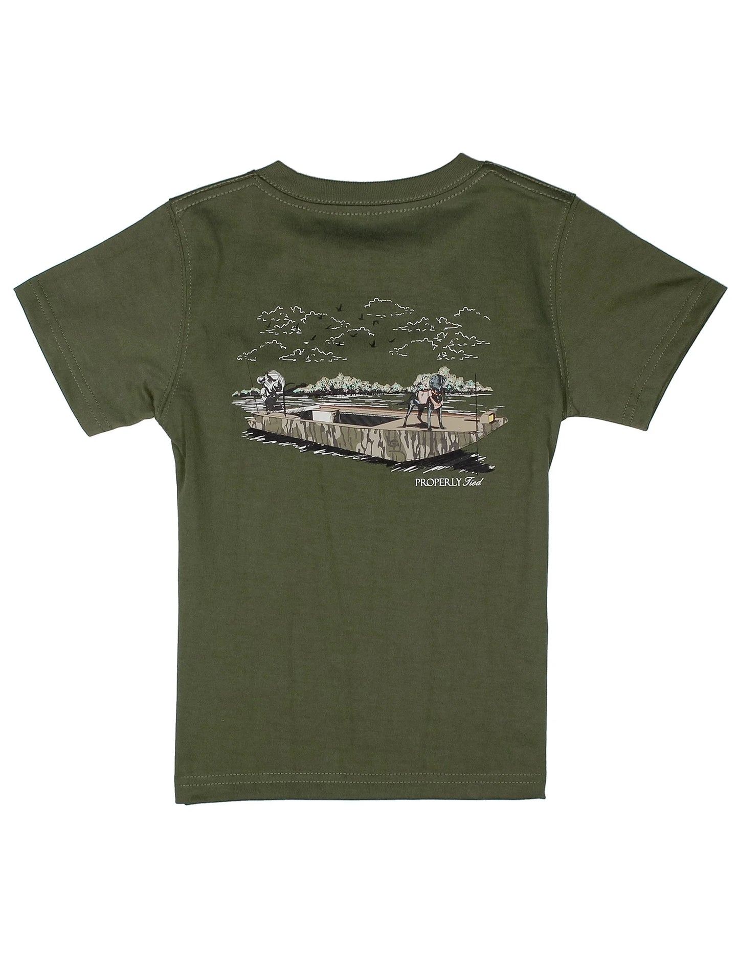 Short Sleeve Tee, Mossy Oak Boat Ride