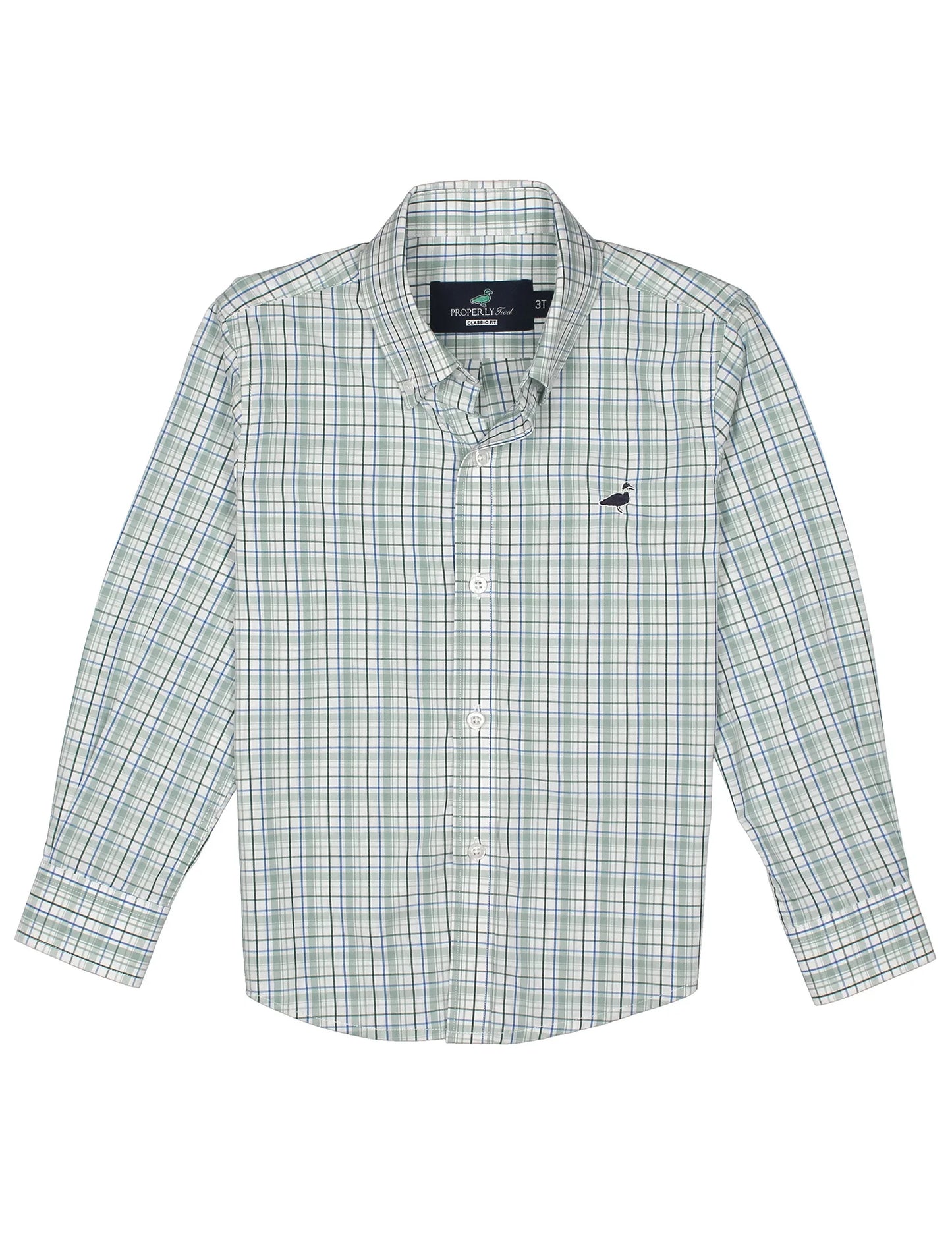 Seasonal Sportshirt, Sage Stream